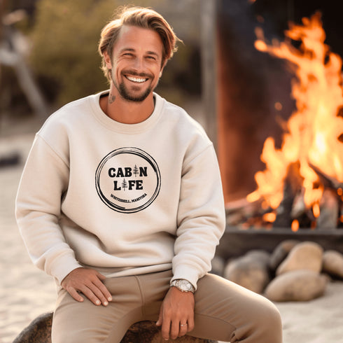 Personalized Cabin Life Sweatshirt